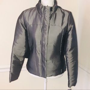 NWT DKNY Jeans Puffer jacket. Grey. Size S